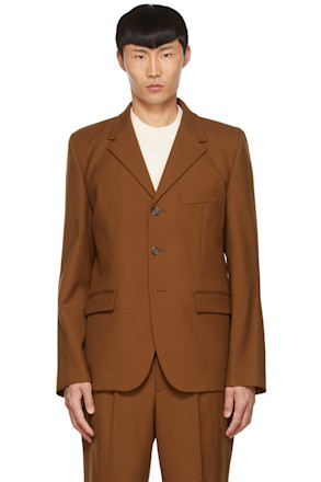 Brown Wool Blazer