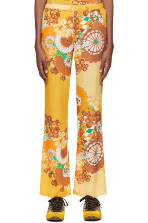 Yellow Viscose Lounge Pants