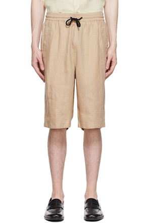 Beige Hemp Shorts