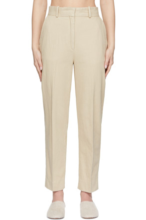 Beige Assuka Trousers