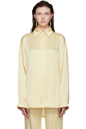 Beige Acetate Shirt