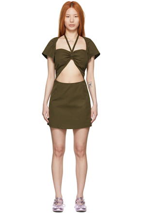 Khaki Sasha Mini Dress