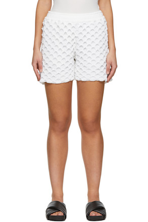 White Oriel Paper Shorts