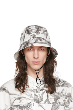 Black & White Cotton Bucket Hat