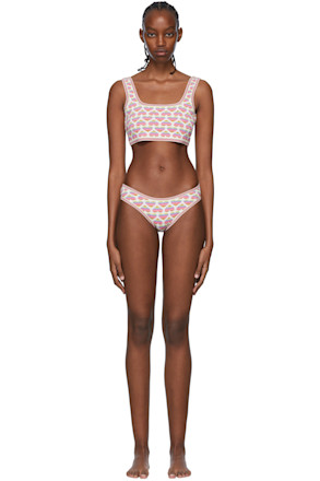 SSENSE Exclusive Multicolor Viscose Bikini