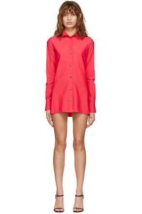 Red Rea Shirt Dress