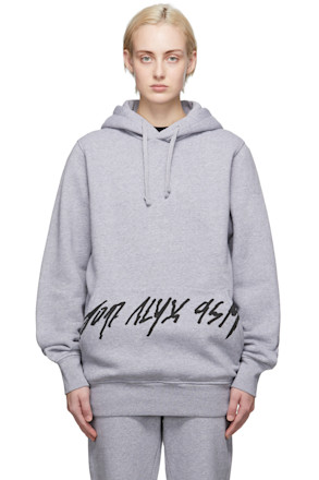 Grey Script Hoodie