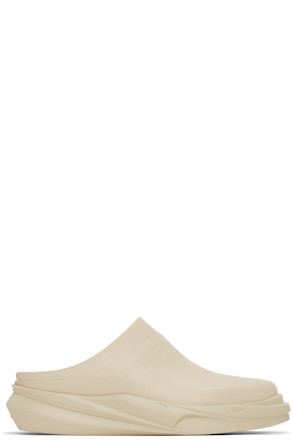 Beige Mono Mules