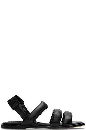 Black Kate Padded Sandals