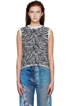 Off-White Zebra Sweater