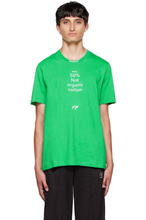 Green Composition Message T-Shirt