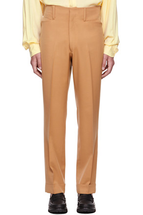 Tan Tailored Trousers