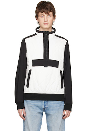 White & Black Area Jacket