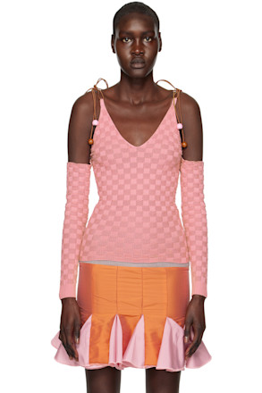SSENSE Exclusive Pink Slip Shirt
