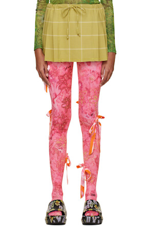Green Thistle Miniskirt
