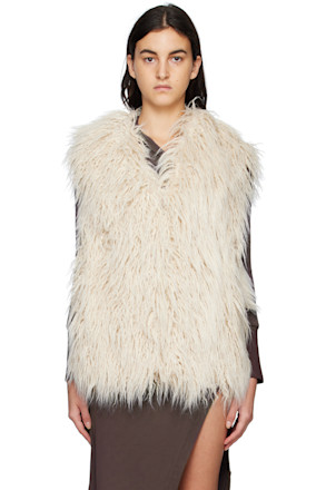 Off-White Eco Fur Vest