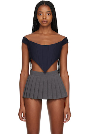 Navy Bella Top