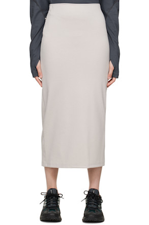 Beige 5.0 Center Midi Skirt