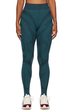 Blue Illusion Leggings