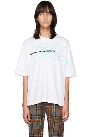 White Print T-Shirt