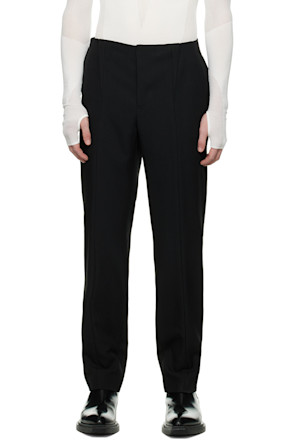 Black Tapered Trousers
