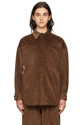 Brown Patch Pocket Shirt