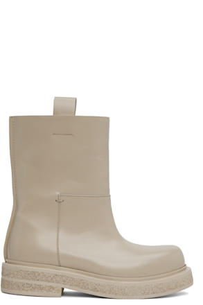 SSENSE Exclusive Beige Lilibeth Boots