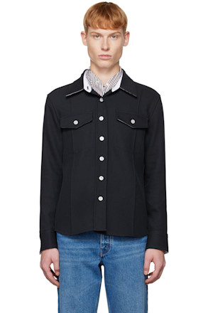 Navy Pocket Shirt
