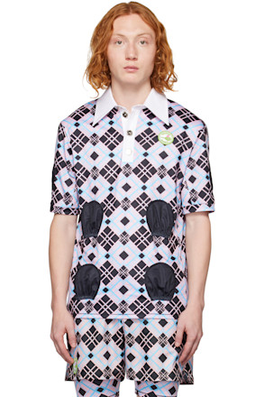 Pink Check Polo