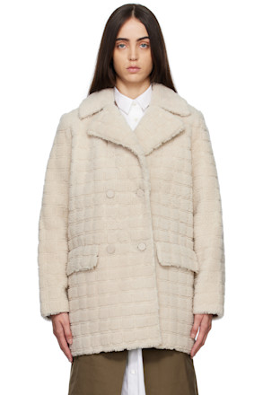 Off-White Check Coat