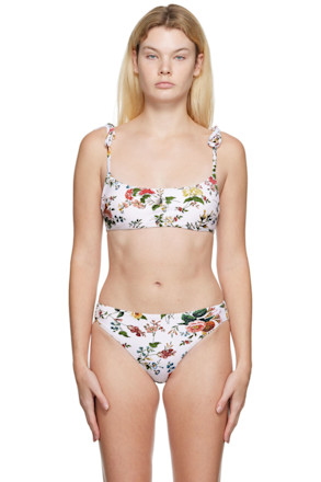 White Thea Bikini Top