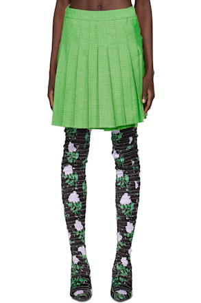 Green Murphy Miniskirt