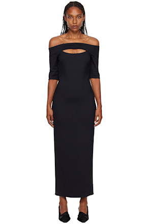Black Cutout Maxi Dress