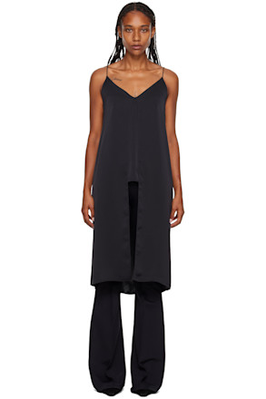 Black Slit Camisole