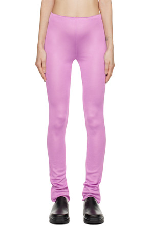 Purple Zip Leggings