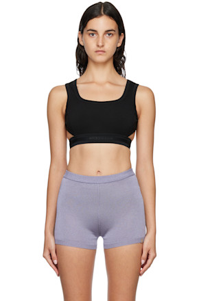 Black Cut-Out Tank Top