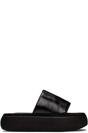 Black Boat Padded Platform Slides