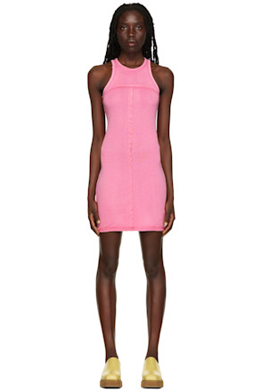 Pink Lapped Minidress
