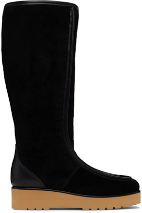 Black Shearling Tayna Boots