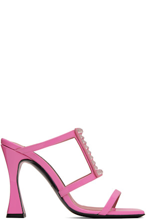 Pink Hoya Heeled Sandals