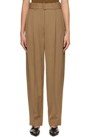 Tan Drew Trousers