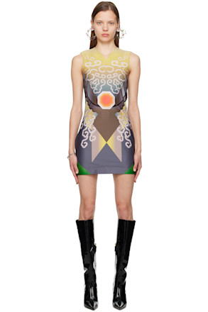 Multicolor Video Girl Minidress