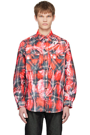 Red Mirage Checked Shirt