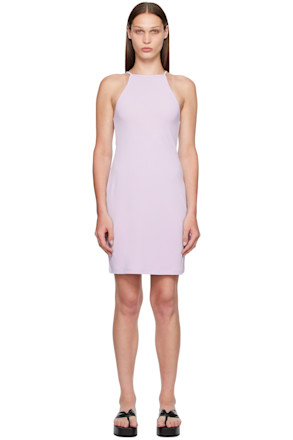 Purple Strap Minidress