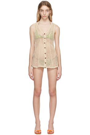 Beige Jala Minidress
