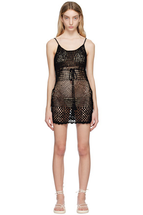 SSENSE Exclusive Black Lapis Minidress