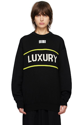 Black 'Luxury' Sweater