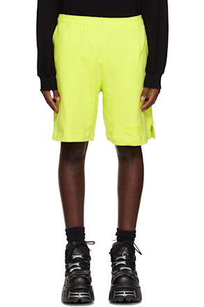 Yellow Drawstring Shorts