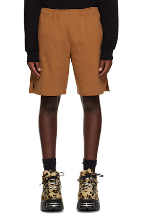 Brown Drawstring Shorts