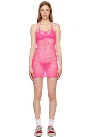 Pink Bow Minidress